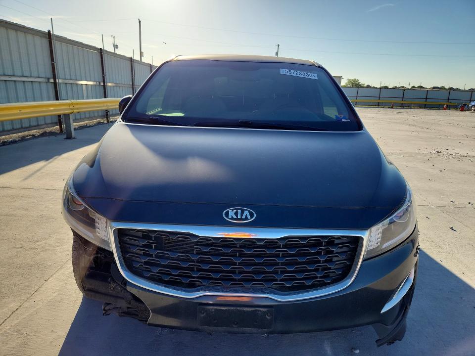 2021 Kia SEDONA VIN KNDMB5C18M6673831 COPART salvage auction — FRONT END, Tx - Certificate Of Title, sold $2,450 on 2026-07-10 (photo 5)