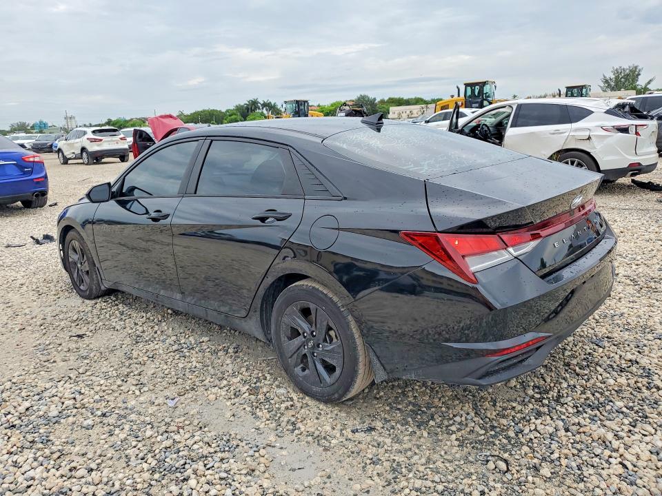 2021 Hyundai Elantra VIN 5NPLS4AG6MH017842 COPART salvage auction — SIDE, Fl - Certificate Of Destruction, sold $3,500 on 2026-07-10 (photo 2)