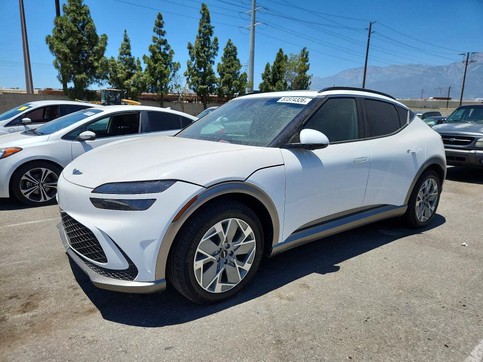 2025 Genesis Gv60 VIN KMUKB4SA4SU028828 COPART salvage auction — WATER/FLOOD, Ca - Salvage Certificate, sold $9,000 on 2026-07-14 (photo 1)