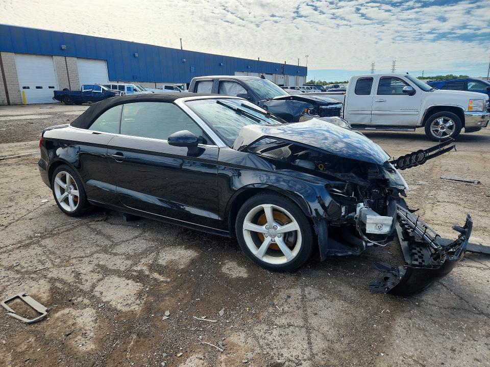 2016 Audi A3 VIN WAU78LFF9G1055696 COPART salvage auction — FRONT END, Mi - Certificate Of Title, sold $700 on 2026-07-14 (photo 4)