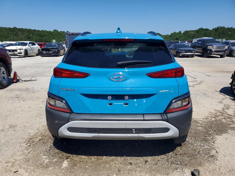 2023 Hyundai Kona VIN KM8K62AB7PU977878 COPART salvage auction — FRONT END, Ga - Certificate Of Title, sold $2,200 on 2026-07-07 (photo 6)