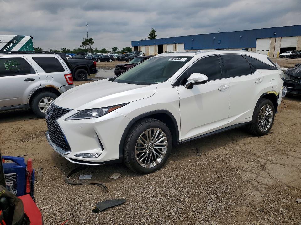 2022 Lexus Rx VIN JTJJGKFA2N2021758 COPART salvage auction — REAR END, Mi - Certificate Of Title, sold $14,200 on 2026-07-21 (photo 1)