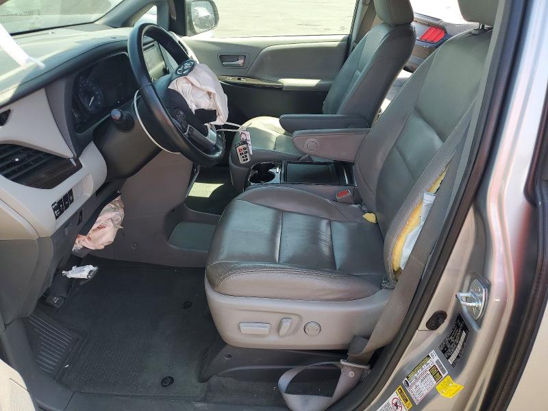 2016 Toyota Sienna VIN 5TDYK3DC1GS713662 COPART salvage auction — FRONT END, Ca - Salvage Certificate, sold $3,550 on 2026-07-13 (photo 7)