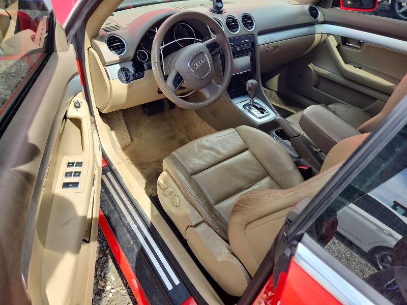 2007 Audi A4 VIN WAUEH48H47K014222 COPART salvage auction — FRONT END, Co - Public - Salvage Title, sold $325 on 2026-07-02 (photo 8)