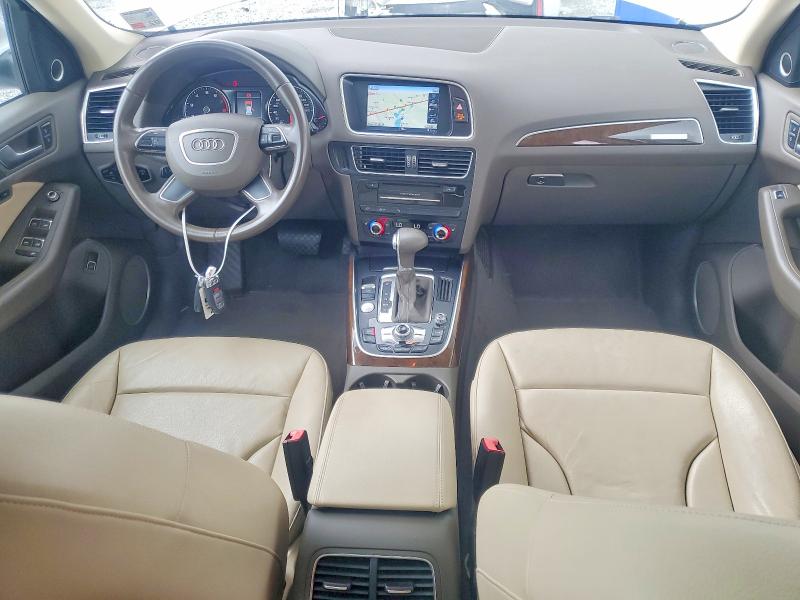 2013 Audi Q5 VIN WA1LFAFP9DA076946 COPART salvage auction — WATER/FLOOD, La - Cert Of Title-Salvage Flood, sold $1,500 on 2026-07-13 (photo 8)