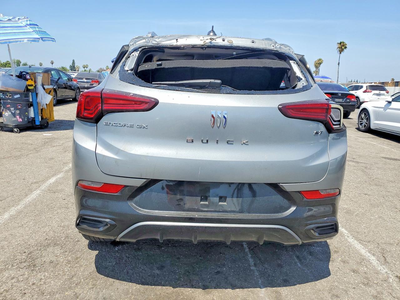 2024 Buick Encore GX VIN KL4AMDSL0RB143744 COPART salvage auction — Rollover, CA - SALVAGE CERTIFICATE, sold $3,150 on 2026-07-10 (photo 6)