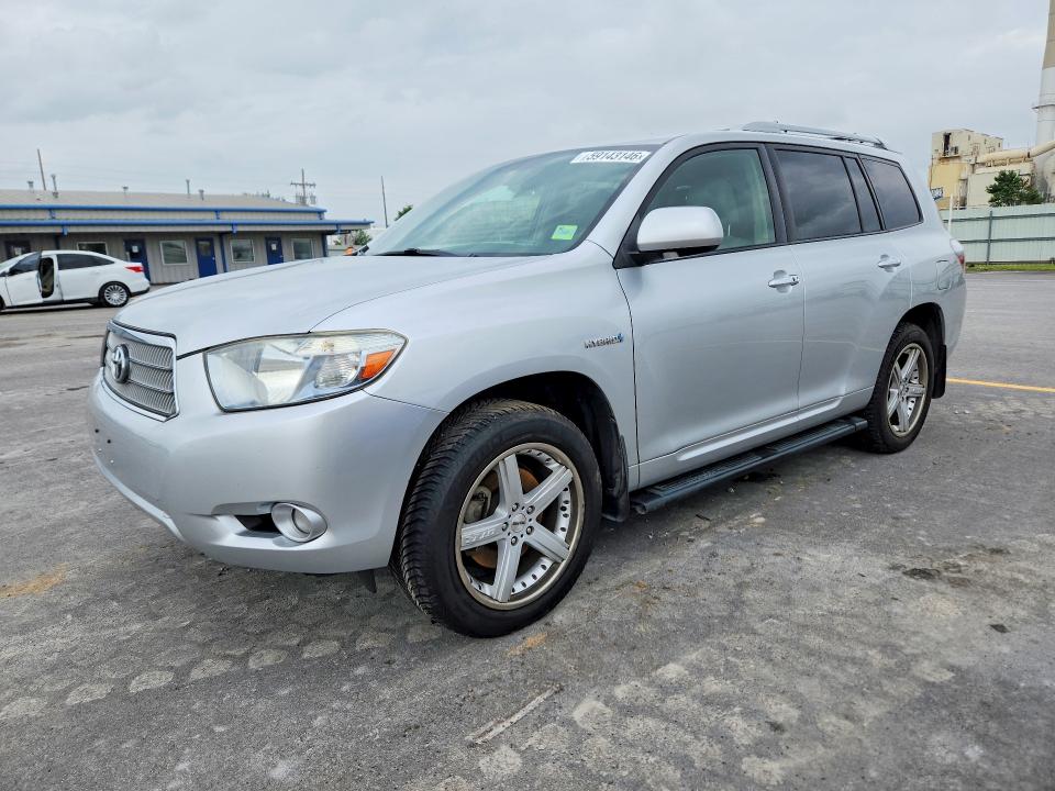 2008 Toyota Highlander VIN JTEEW44A682004757 COPART salvage auction — MECHANICAL, Ok - Certificate Of Title, sold $1,450 on 2026-07-10 (photo 1)