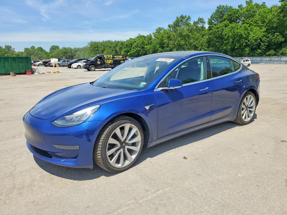 2020 Tesla Model 3 VIN 5YJ3E1EB6LF620503 COPART salvage auction — SIDE, Pa - Certificate Of Salvage, sold $6,600 on 2026-07-02 (photo 1)