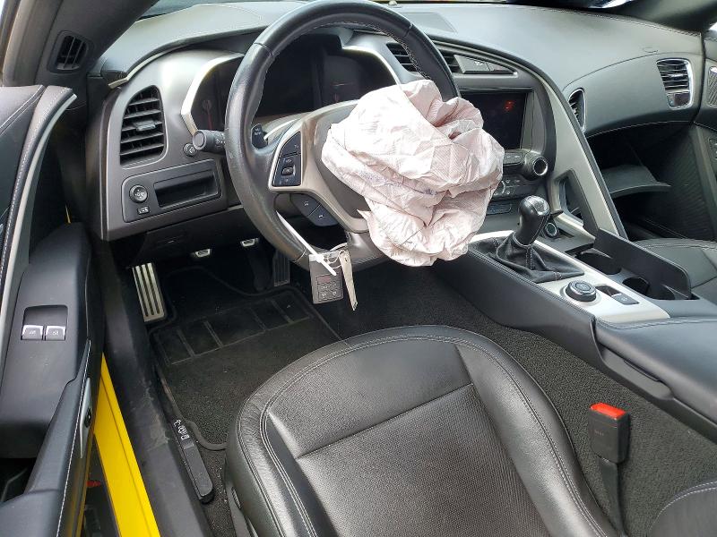 2019 Chevrolet Corvette stingray VIN 1G1YA2D77K5122467 COPART salvage auction — FRONT END, Ny - Mv-907A Salvage Certificate, sold $14,300 on 2026-07-02 (photo 8)