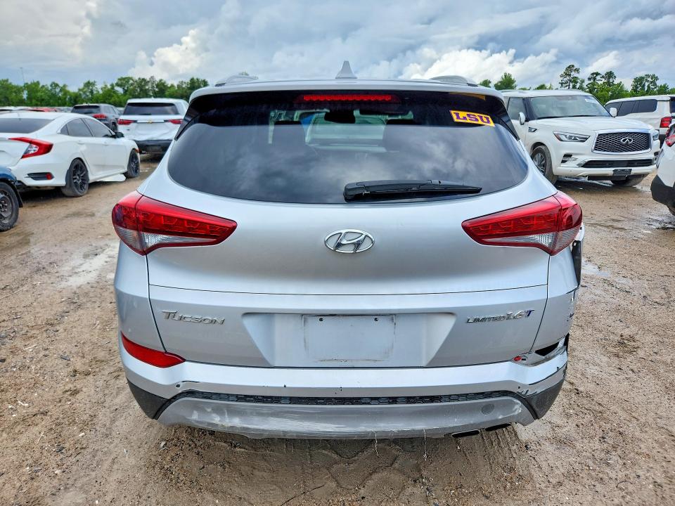 2018 Hyundai Tucson VIN KM8J33A22JU788105 COPART salvage auction — FRONT END, Tx - Salvage Vehicle Title, sold $2,850 on 2026-07-31 (photo 6)