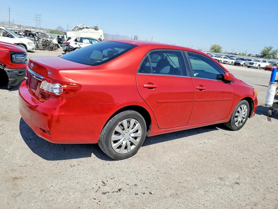 2013 Toyota Corolla VIN 5YFBU4EE1DP221871 COPART salvage auction — FRONT END, Az - Cert Of Title - Salvage, sold $1,600 on 2026-07-24 (photo 3)