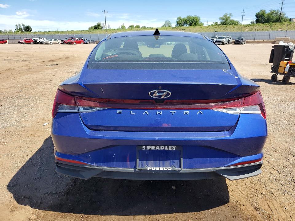 2021 Hyundai Elantra VIN 5NPLM4AG4MH047769 COPART salvage auction — FRONT END, Co - Salvage Title, sold $4,300 on 2026-07-29 (photo 6)