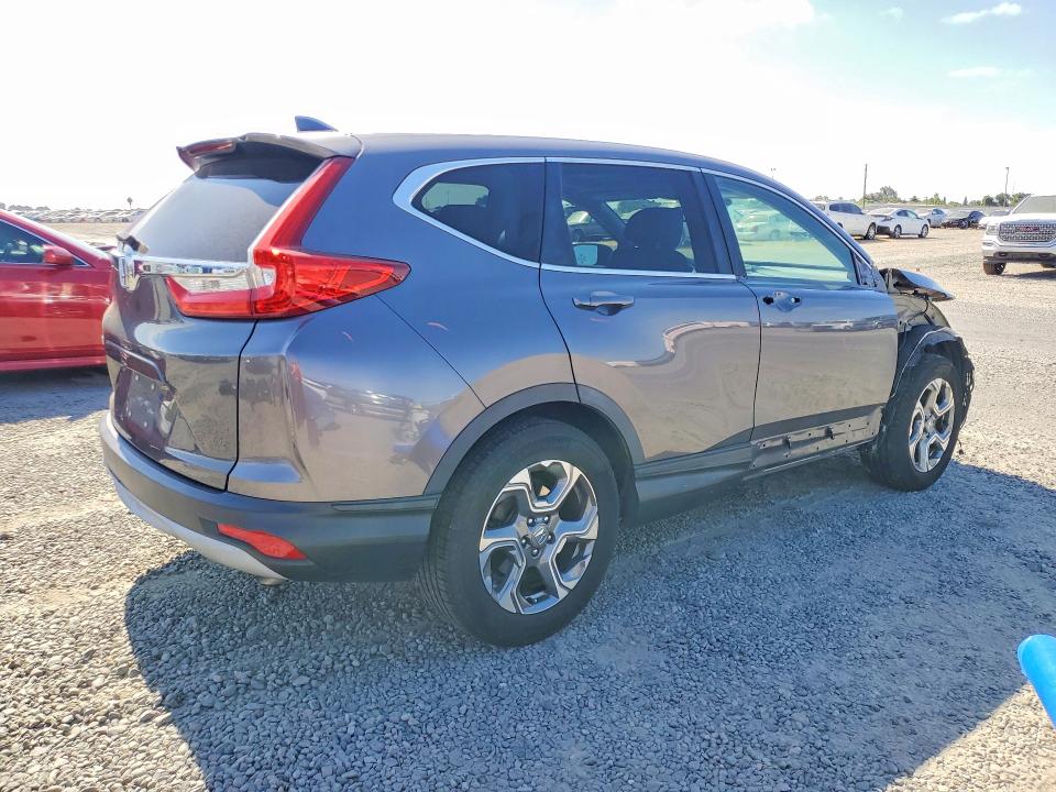 2017 Honda Cr-v VIN 7FARW1H87HE033858 COPART salvage auction — FRONT END, Ca - Salvage Certificate, sold $5,500 on 2026-07-09 (photo 3)