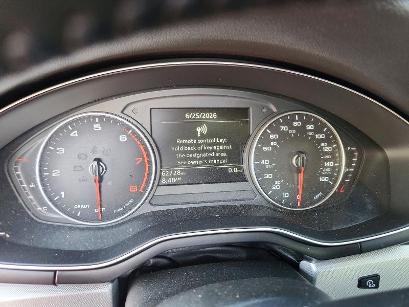 2017 Audi A4 VIN WAUGMAF41HN033670 COPART salvage auction — FRONT END, FL - CERT OF TTL-REBUILT&SLVG RBLD, sold $425 on 2026-07-28 (photo 9)