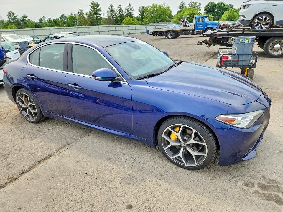 2021 Alfa romeo VIN ZARFANBN1M7645742 COPART salvage auction — SIDE, Pa - Certificate Of Salvage, sold $5,300 on 2026-07-24 (photo 4)