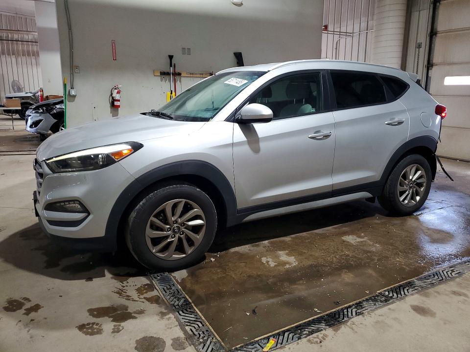 2018 Hyundai Tucson VIN KM8J3CA46JU608111 COPART salvage auction — REAR END, PA - CERTIFICATE OF SALVAGE, sold $4,800 on 2026-07-13 (photo 1)