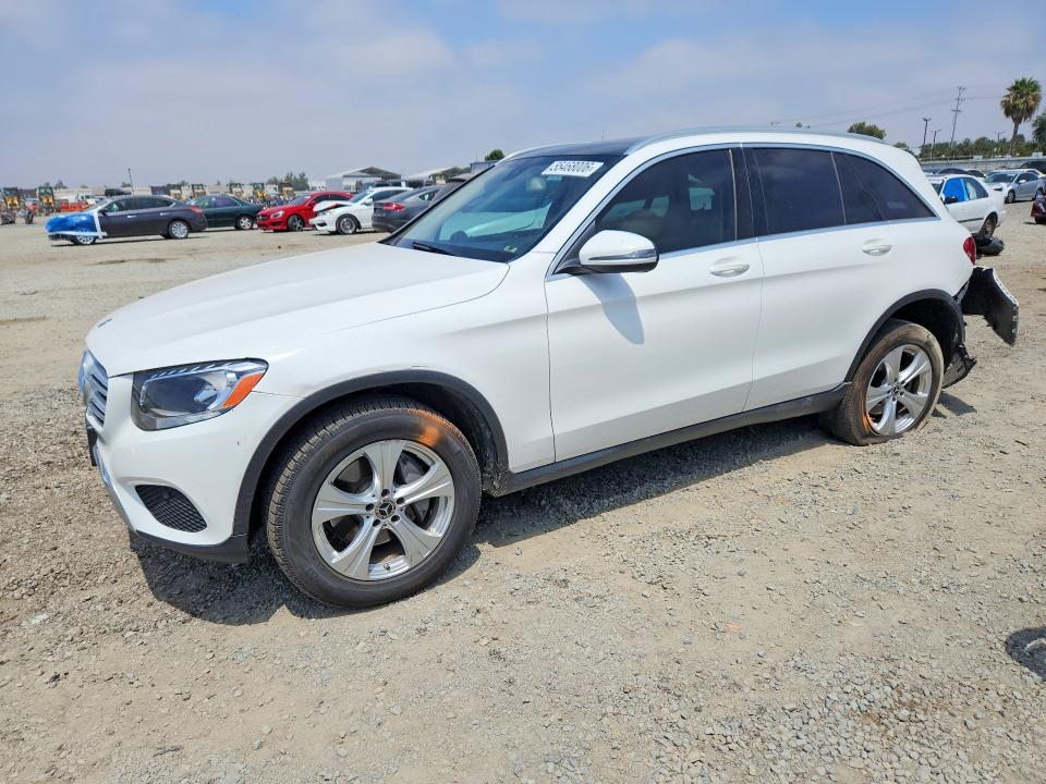 2018 Mercedes-benz Glc VIN WDC0G4JB5JV035196 COPART salvage auction — REAR END, Ca - Salvage Certificate, sold $3,700 on 2026-07-02 (photo 1)