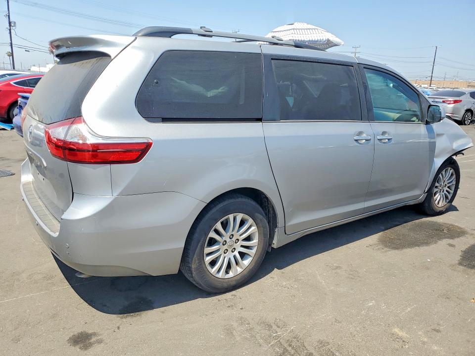 2016 Toyota Sienna VIN 5TDYK3DC1GS713662 COPART salvage auction — FRONT END, Ca - Salvage Certificate, sold $3,550 on 2026-07-13 (photo 3)