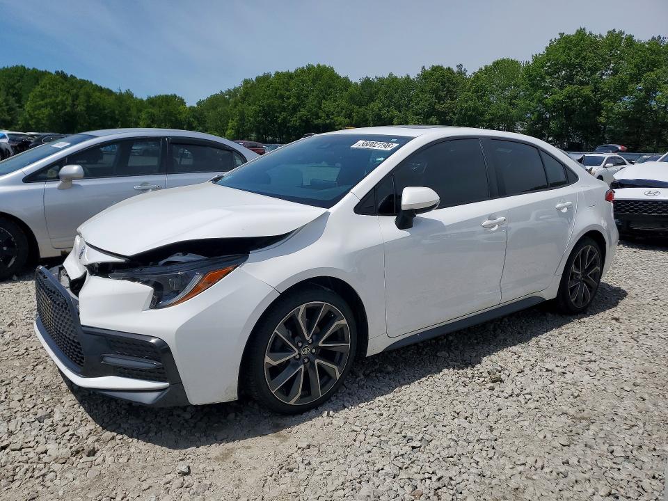 2022 Toyota VIN 5YFP4MCE7NP103463 COPART salvage auction — FRONT END, Ma - Cert Of Title-Salvage, sold $5,900 on 2026-07-17 (photo 1)