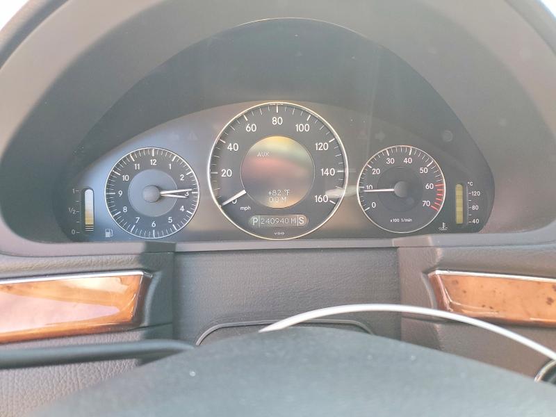 2005 Mercedes-benz E-class VIN WDBUF65J15A705345 COPART salvage auction — FRONT END, Ca - Salvage Certificate, sold $525 on 2026-07-07 (photo 9)