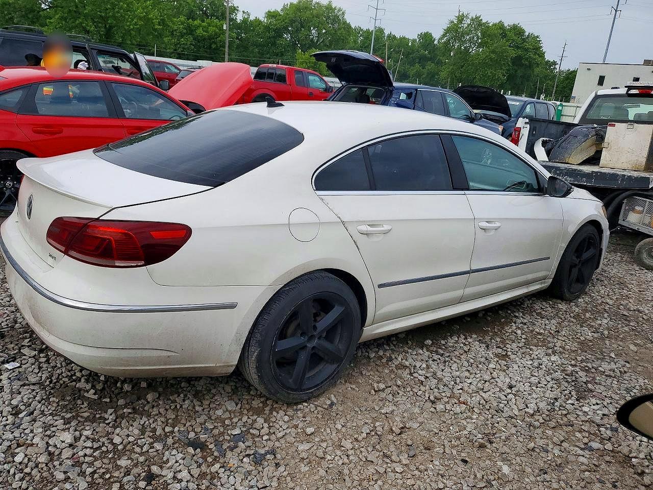 2013 Volkswagen Passat cc VIN WVWBN7AN1DE565220 COPART salvage auction — Front End, OH - CERT OF TITLE-SALVAGE, sold $100 on 2026-09-08 (photo 3)