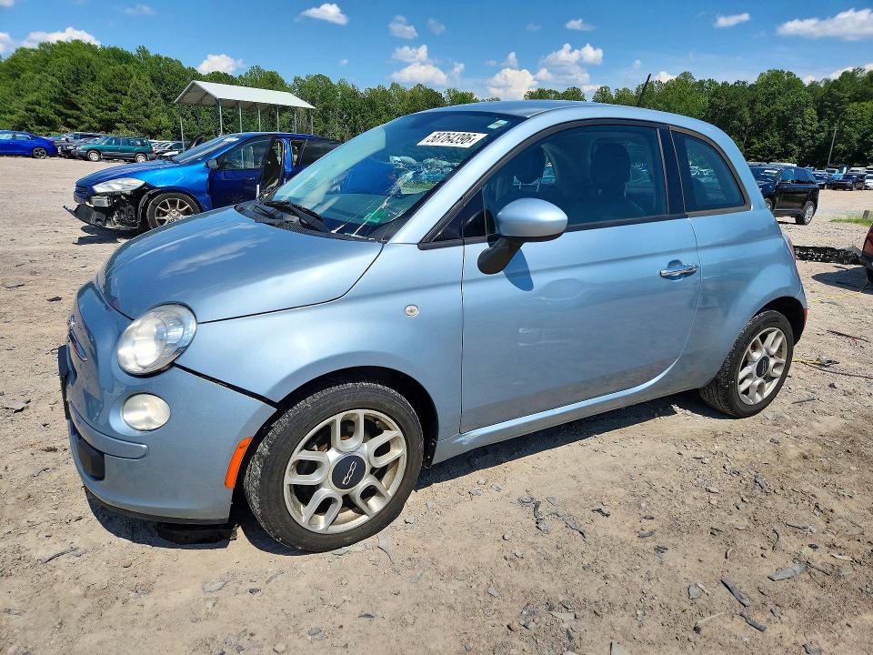 2015 Fiat VIN 3C3CFFAR3FT667348 COPART salvage auction — FRONT END, Va - Certificate Of Title (P), sold $3,300 on 2026-07-08 (photo 1)