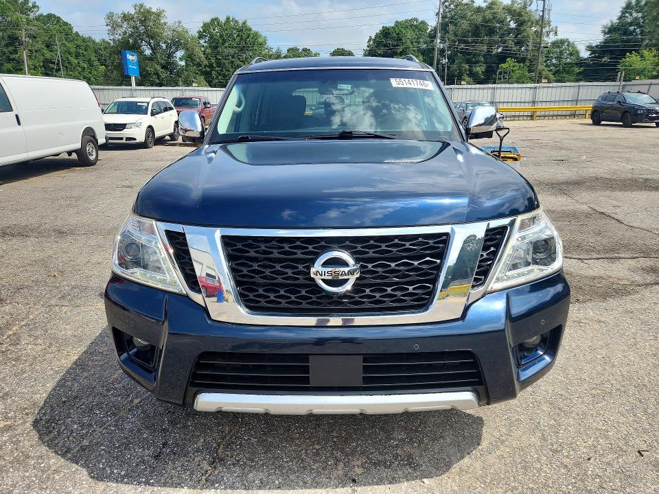 2017 Nissan Armada VIN JN8AY2ND6H9001489 COPART salvage auction — SIDE, Al - Cert Of Title-Salvage Title, sold $4,500 on 2026-07-06 (photo 5)