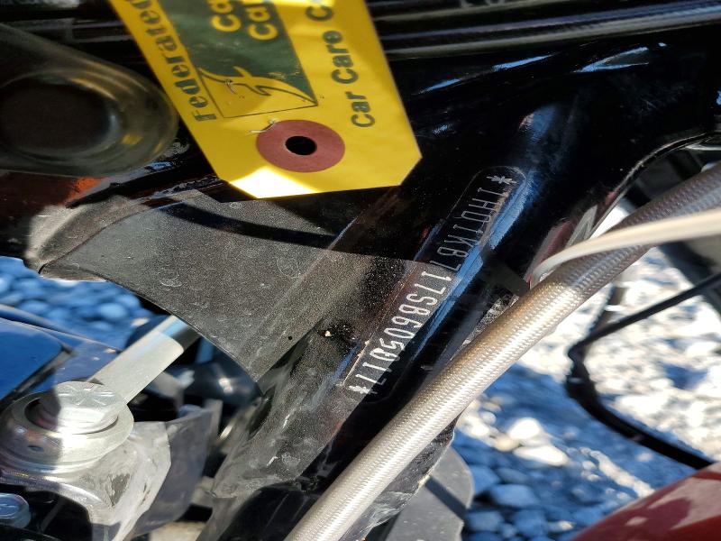 2025 Harley-davidson Fl VIN 1HD1KB717SB605017 COPART salvage auction — FRONT END, Oh - Cert Of Title-Salvage, sold $11,900 on 2026-07-09 (photo 9)