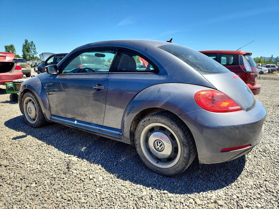 2012 Volkswagen Beetle VIN 3VWJP7AT5CM614980 COPART salvage auction — MINOR DENT/SCRATCHES, Or - Salvage Title Certificate, sold $2,100 on 2026-08-04 (photo 2)
