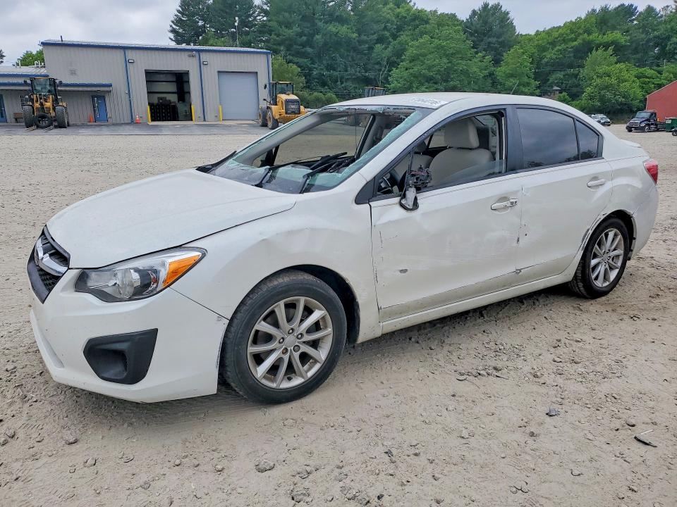 2013 Subaru Impreza VIN JF1GJAC6XDH015202 COPART salvage auction — FRONT END, MA - CERT OF TITLE-RECONSTRCTD COLL, sold $325 on 2026-07-23 (photo 1)