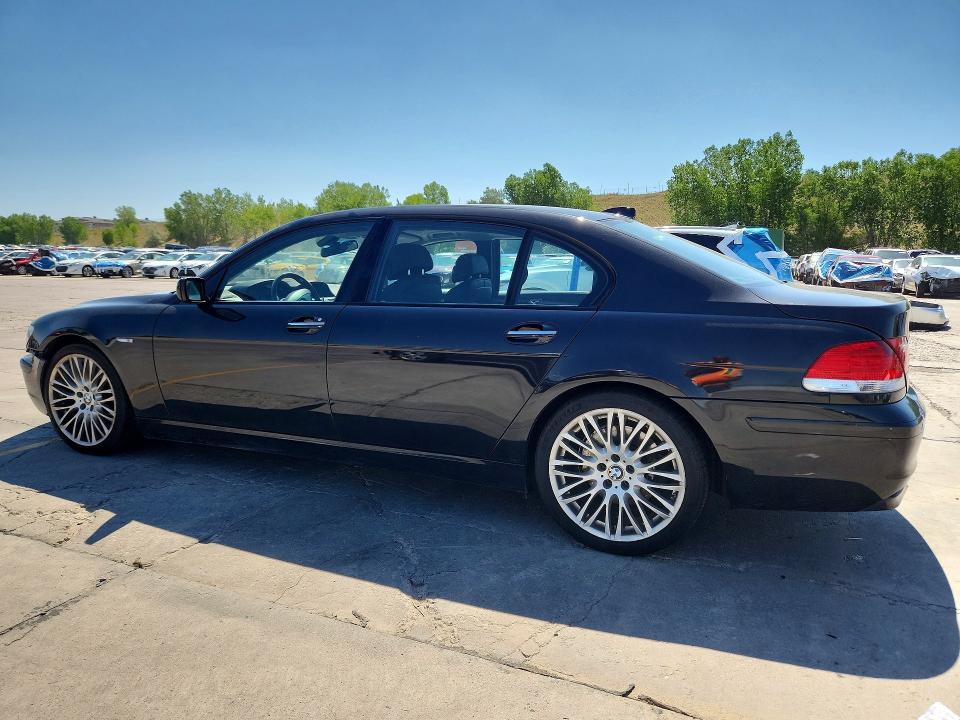2008 BMW 7er VIN WBAHN83568DT85849 COPART salvage auction — FRONT END, Co - Salvage Title, sold $300 on 2026-07-27 (photo 2)