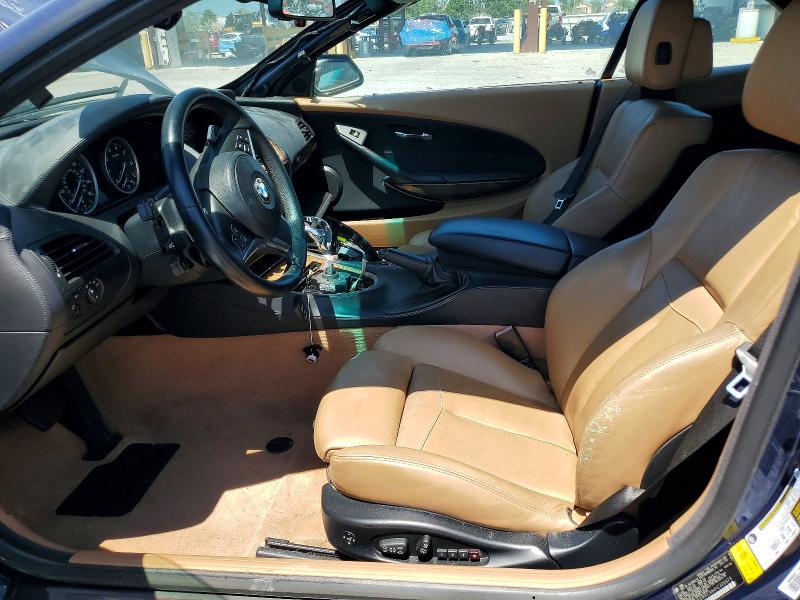 2010 BMW 6 series VIN WBAEB5C56AC225573 COPART salvage auction — SIDE, Fl - Certificate Of Title, sold $2,100 on 2026-07-10 (photo 7)