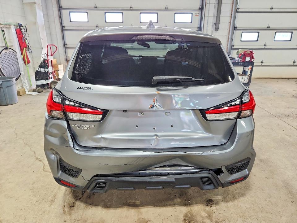 2021 Mitsubishi Outlander VIN JA4ARUAU8MU034635 COPART salvage auction — REAR END, Tx - Certificate Of Title, sold $7,100 on 2026-07-07 (photo 6)