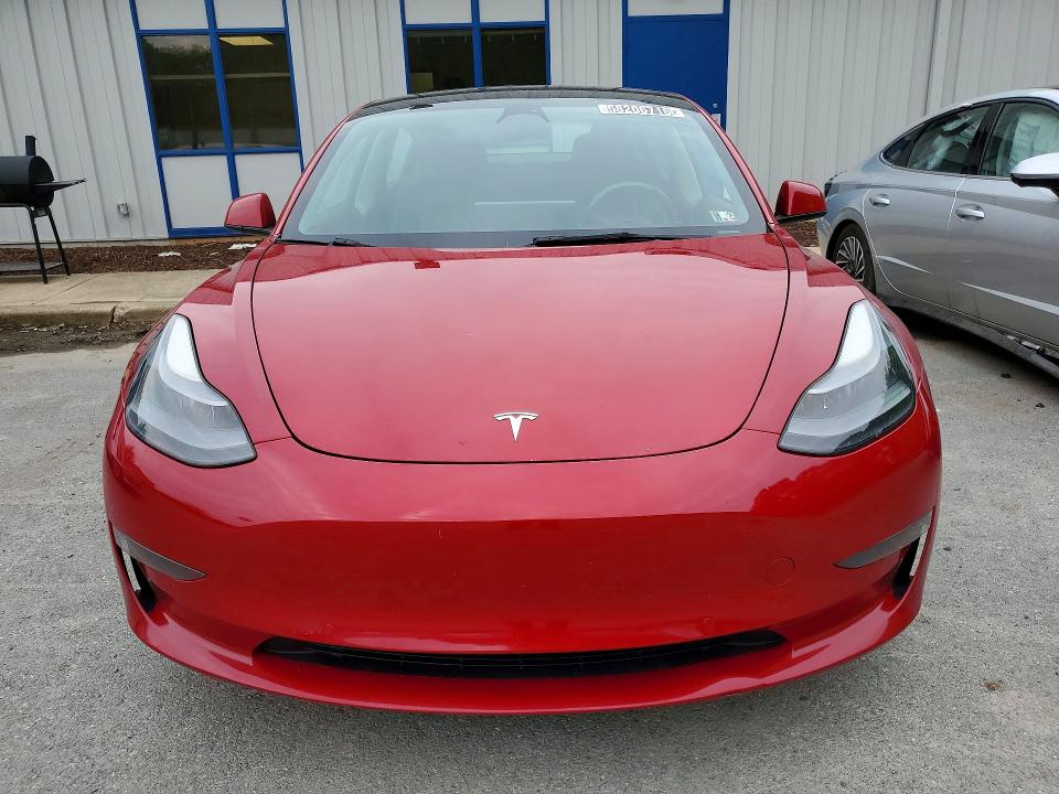 2022 Tesla Model 3 VIN 5YJ3E1EA7NF369470 COPART salvage auction — UNDERCARRIAGE, PA - CERT OF TITLE, sold $9,300 on 2026-07-08 (photo 5)