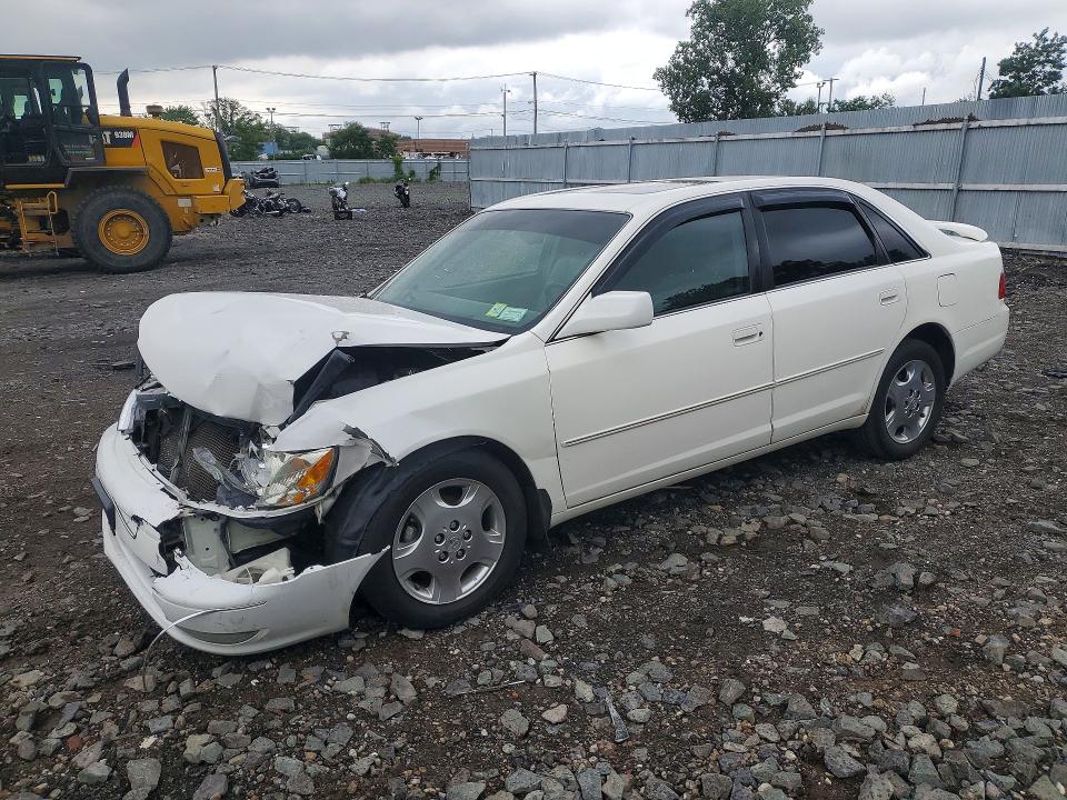 2004 Toyota Avalon VIN 4T1BF28B34U366490 COPART salvage auction — FRONT END, NY - MV-907A SALVAGE CERTIFICATE, sold $450 on 2026-07-09 (photo 1)