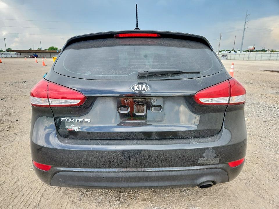 2017 Kia VIN KNAFK5A85H5721593 COPART salvage auction — FRONT END, Tx - Salvage Vehicle Title, sold $30 on 2026-07-29 (photo 6)
