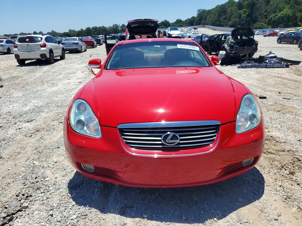 2005 Lexus Sc VIN JTHFN48Y950068669 COPART salvage auction — REAR END, GA - CERT OF TITLE-SALVAGE, sold $850 on 2026-07-29 (photo 5)