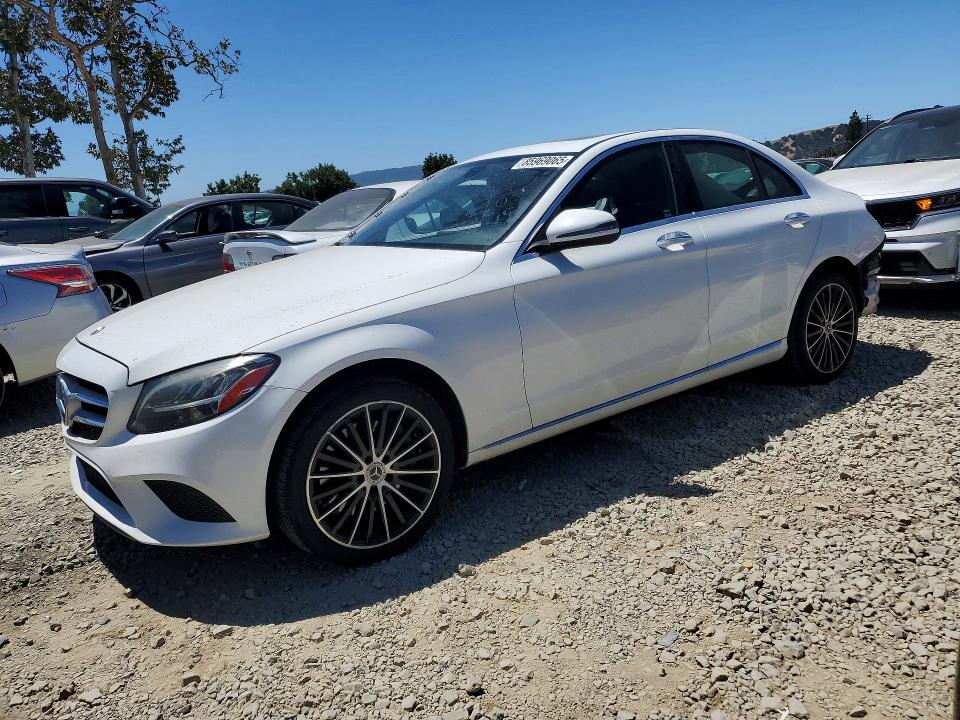 2020 Mercedes-benz C class VIN WDDWF8EB4LR540670 COPART salvage auction — REAR END, CA - SALVAGE CERTIFICATE, sold $6,100 on 2026-08-06 (photo 1)