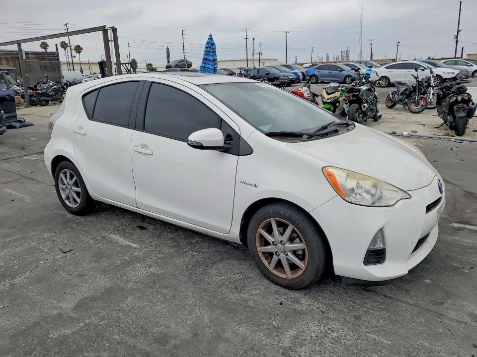2012 Toyota VIN JTDKDTB34C1018070 COPART salvage auction — SIDE, CA - SALVAGE CERTIFICATE, sold $1,700 on 2026-07-06 (photo 4)