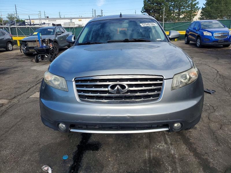 2006 Infiniti Fx35 VIN JNRAS08W06X205499 COPART salvage auction — SIDE, Co - Public - Salvage Title, sold $425 on 2026-07-07 (photo 5)