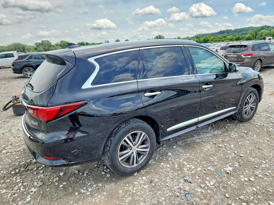 2020 Infiniti Qx60 VIN 5N1DL0MM9LC516281 COPART salvage auction — HAIL, Il - Salvage Certificate, sold $7,800 on 2026-08-03 (photo 3)