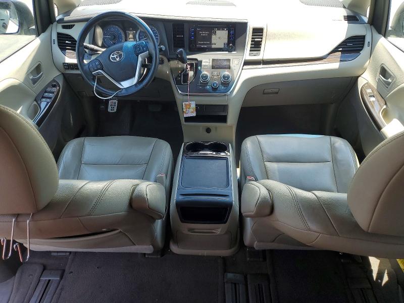 2015 Toyota VIN 5TDYK3DC9FS541444 COPART salvage auction — REAR END, Ca - Salvage Certificate, sold $7,400 on 2026-07-22 (photo 8)