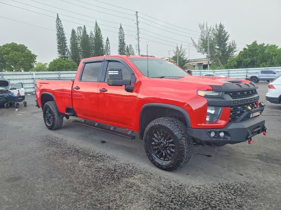 2023 Chevrolet Silverado 2500 VIN 1GC4YLE74PF169706 COPART salvage auction — PARTIAL REPAIR, Fl - Cert Of Title-Police, sold $24,600 on 2026-07-03 (photo 4)