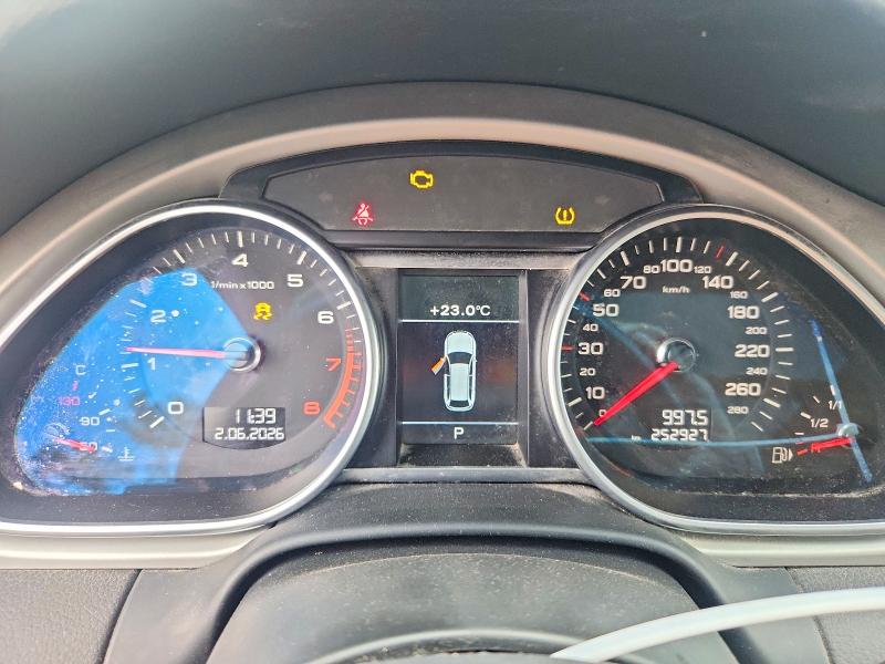 2015 Audi Q7 VIN WA1WGCFE6FD011722 COPART salvage auction — FRONT END, Qc - Gravement Accidente, sold $525 on 2026-07-21 (photo 9)