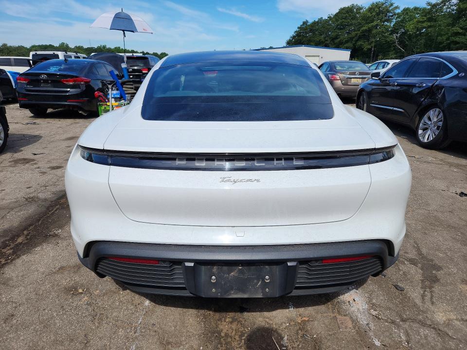 2021 Porsche Taycan VIN WP0AA2Y13MSA13431 COPART salvage auction — FRONT END, Ga - Cert Of Title-Salvage, sold $23,300 on 2026-07-10 (photo 6)