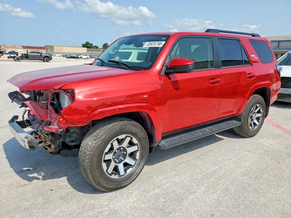 2024 Toyota 4runner VIN JTEPU5JR3R6279303 COPART salvage auction — FRONT END, La - Cert Of Title-Salvage, sold $19,000 on 2026-07-17 (photo 1)
