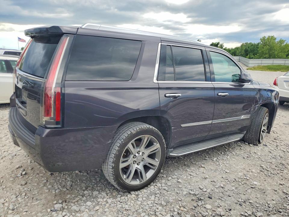 2015 Cadillac Escalade VIN 1GYS4BKJ8FR308675 COPART salvage auction — FRONT END, Mi - Certificate Of Title, sold $10,600 on 2026-07-23 (photo 3)