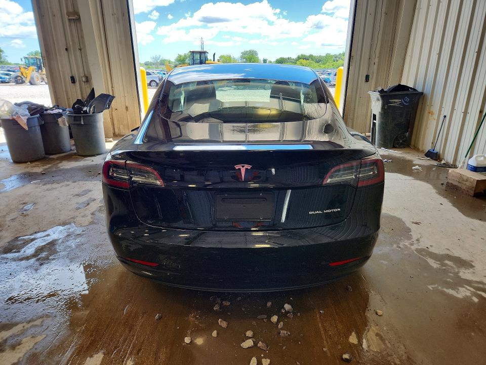 2021 Tesla Model 3 VIN 5YJ3E1EB5MF855220 COPART salvage auction — SIDE, Wi - Cert Of Title-Salvage Vehicle, sold $8,600 on 2026-07-06 (photo 6)