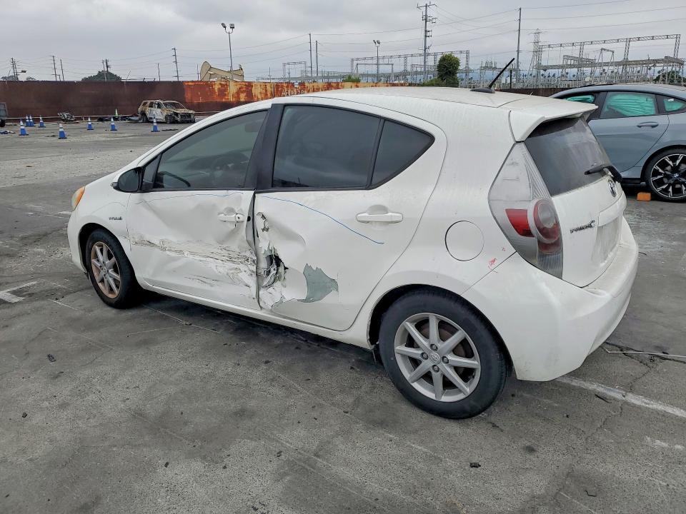 2012 Toyota VIN JTDKDTB34C1018070 COPART salvage auction — SIDE, CA - SALVAGE CERTIFICATE, sold $1,700 on 2026-07-06 (photo 2)