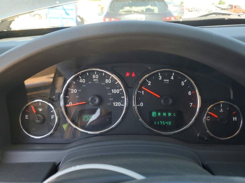 2008 Jeep Liberty VIN 1J8GN58K18W195871 COPART salvage auction — REAR END, KY - CERT OF TITLE-SALVAGE, sold $350 on 2026-07-09 (photo 9)